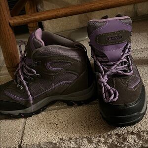 Hi-Tec Women's Purple and Gray Trail Hiking Boots